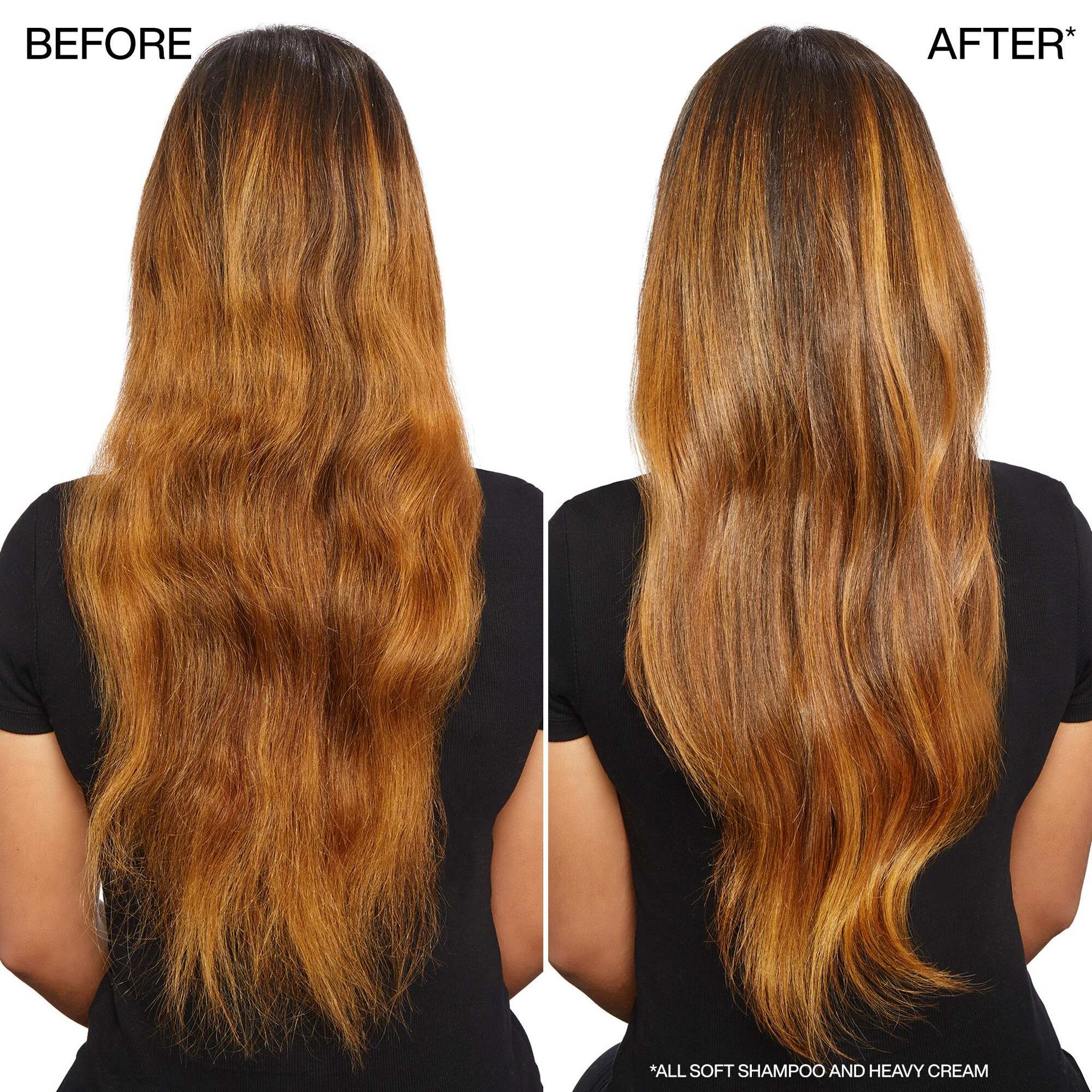 Redken 2024 All Soft Ecom BA Before After