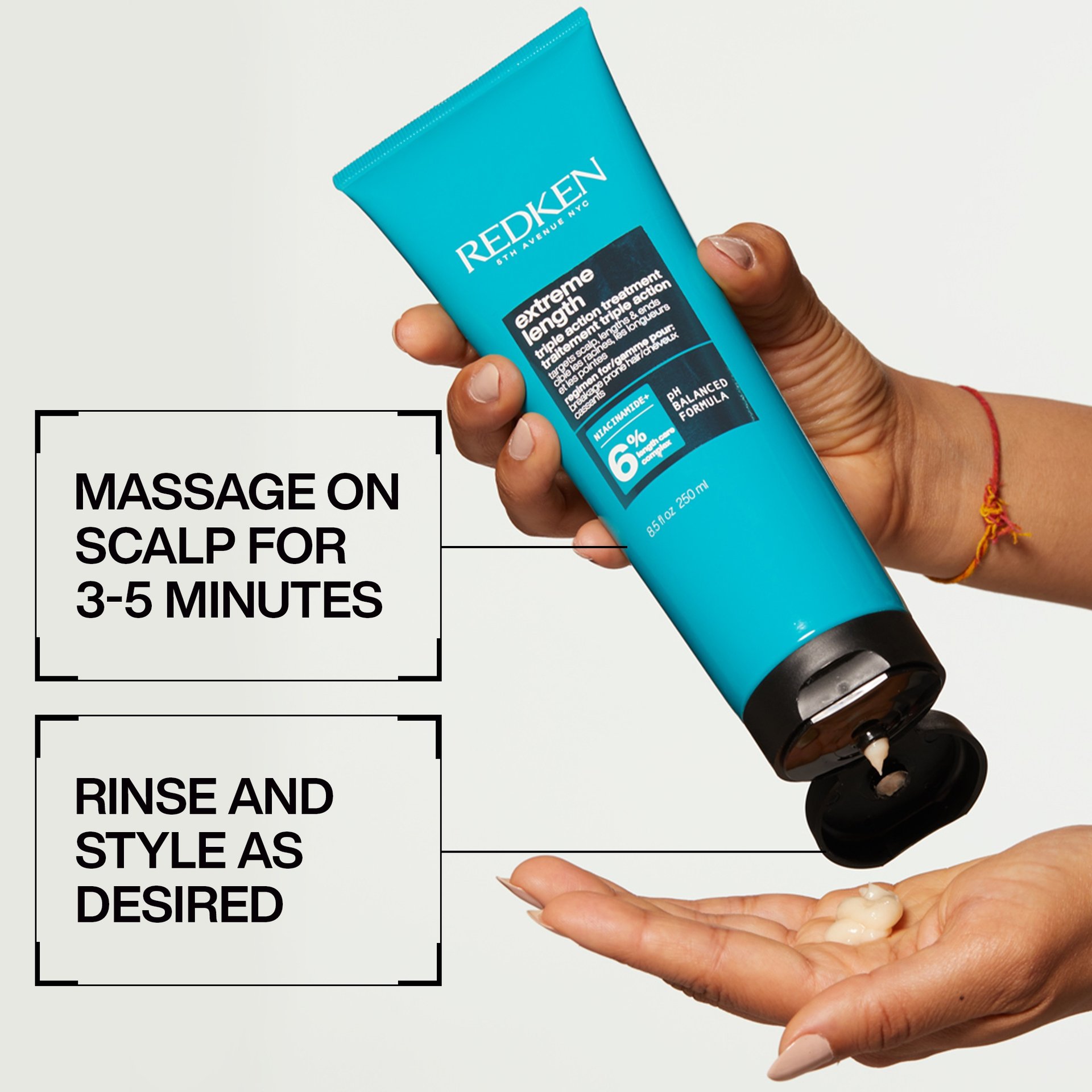 Extreme Length Triple Action Treatment Redkeniltä