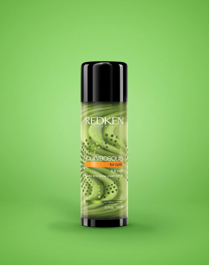 Curvaceous Full Swirl Curly & Wavy Hair Cream Serum Redkeniltä