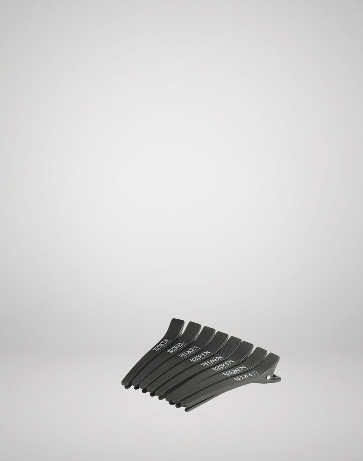 Salon Gear Clips - Black/8 Ct Redkeniltä